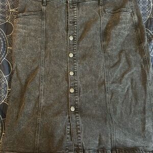 Black Denim Skirt from Old Navy